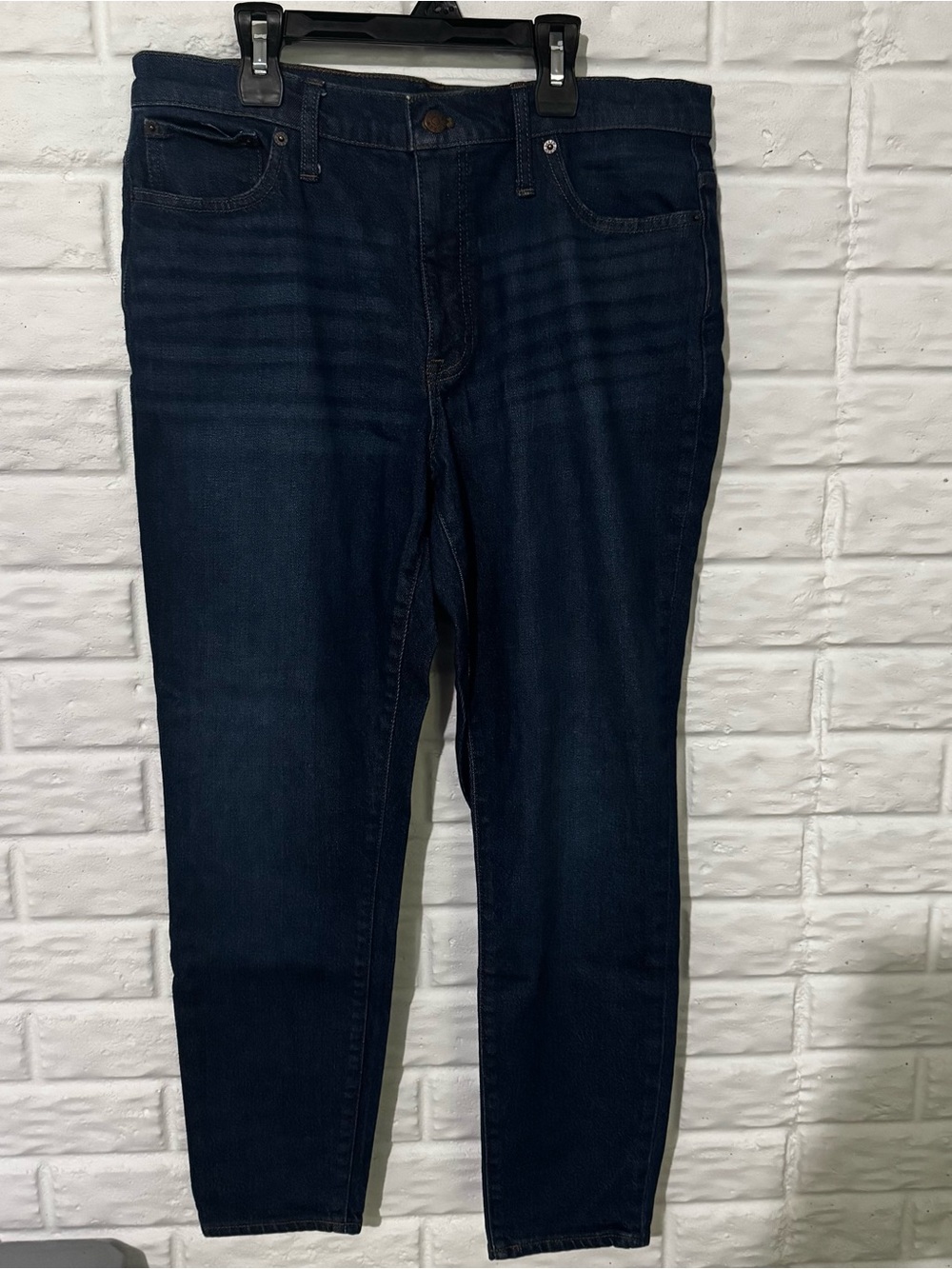 J.Crew 9” High-Rise Skinny Jeans Women’s 31 Re-Imagined Dark Wash Denim